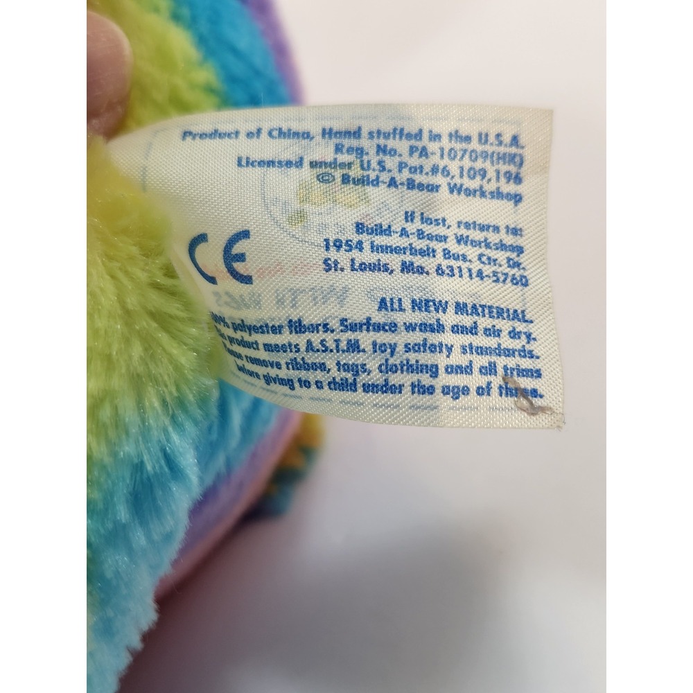 Build-A-Bear Rainbow Hugs Bear Plush (Build‎ A Bear) - Picture 6 of 6